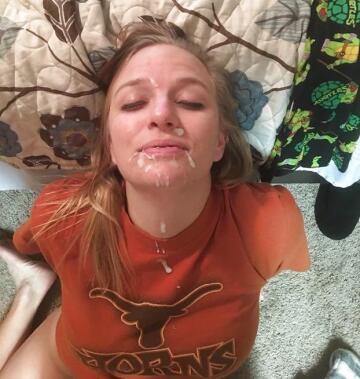 hot amateur facial
