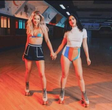 let's play a game, we skate away from you and if you catch one of us you get to pound our holes as hard as you want. - camila mendez