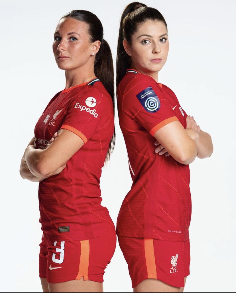 Leighanne Robe and Carla Humprey of Liverpool picture