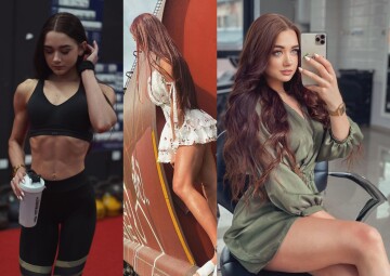 ukrainian fitness competitor and model iryna frantsuz