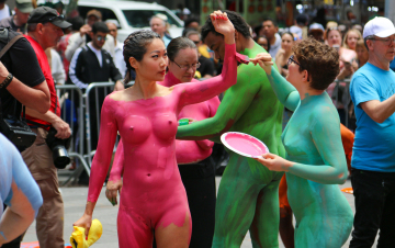 public body painting for all to see