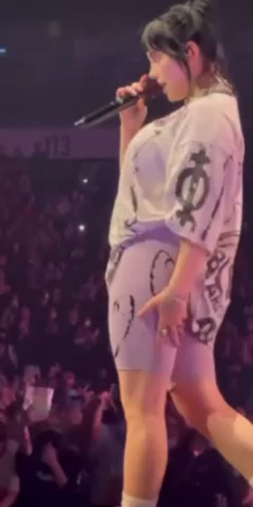 gonna need billie to tease me with her thicc ass like that