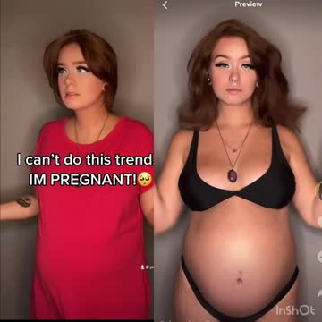 sfw vs nsfw preggo edition