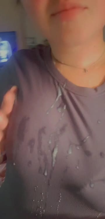 didn't feel like taking off my shirt