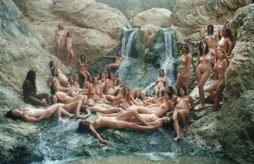 waterfall women