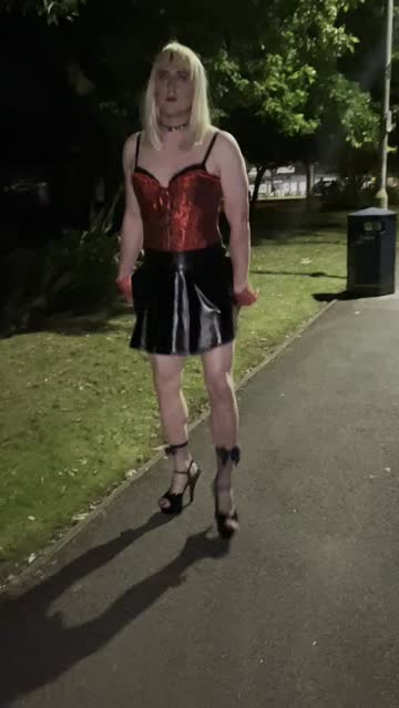 sissy molly out in public again… 😈