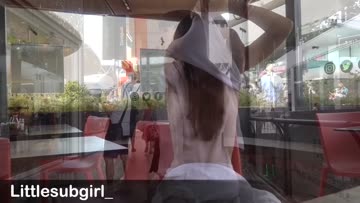 flashing my pussy and tits in crowded mall [oc]