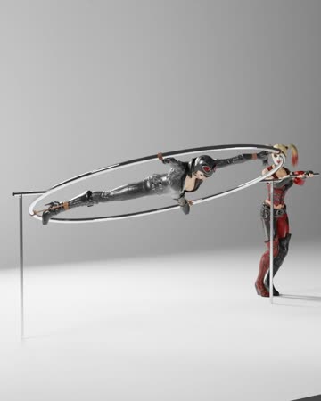 simple harley/catwoman animation test