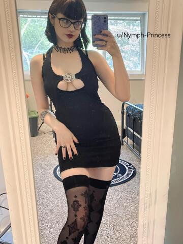 new dress and new hair cut!