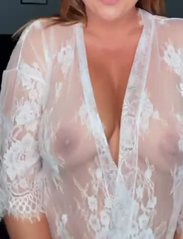 would you like me walking around your house in my sheer robe? 36f