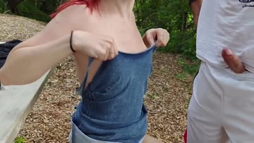 caught while fucking my submissive outdoors