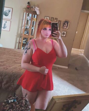 my little red dress 😘