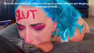 you really need to stop borrowing money from your bully, he always uses your girlfriend as collateral