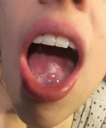 would you let me play with your cum like that before swallowing?