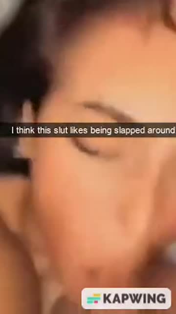 he is completely dominating her