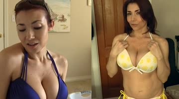 tara tainton teasing in bikini