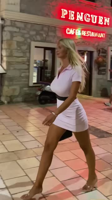 busty women passing by