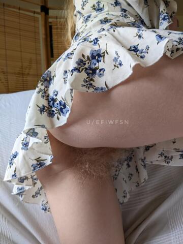 look at how bushy she is!