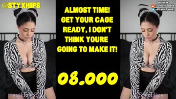 you're given permission to unlock & stroke. can you beat the timer?