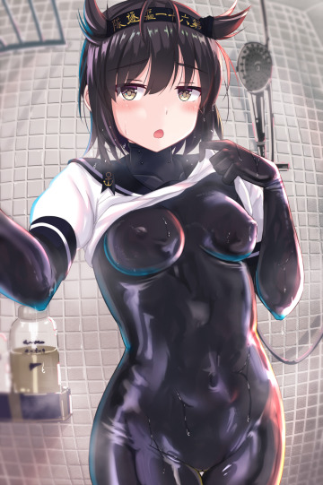 hatsuzuki in the shower (kuroame) [kancolle]