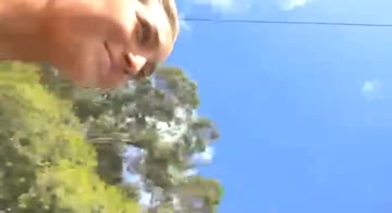 flashing people walking on the road through the sunroo(f)