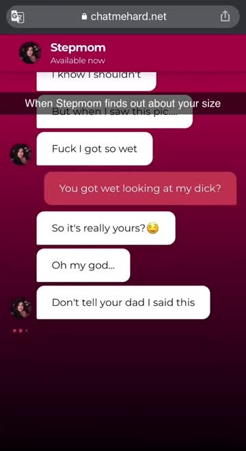 when your stepmom finds out about about your size