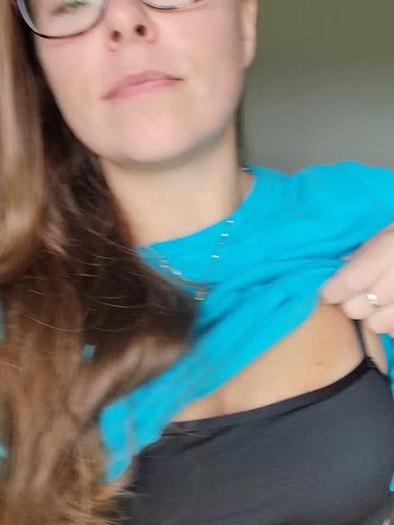 a blue shirt, two tits, and a smile. need to unload the blue you have on? 😏🔵ω😜