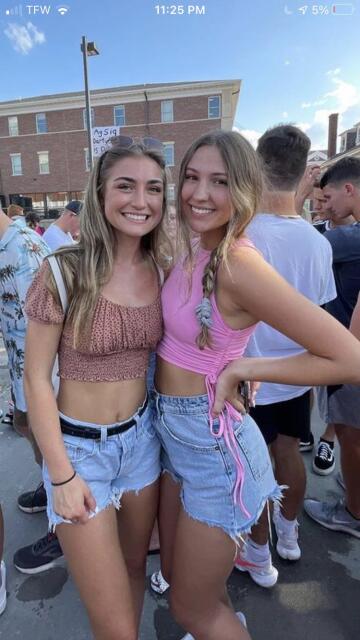 18 - you can fuck both but which one do you facial?
