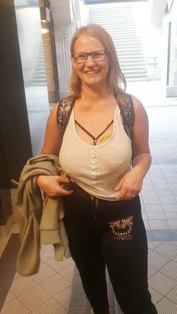 people in crowded train stations, rushing, hurrying, so public flashing is a serious challenge. heh