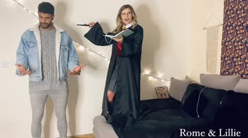 luna’s naughty sister learns a new spell