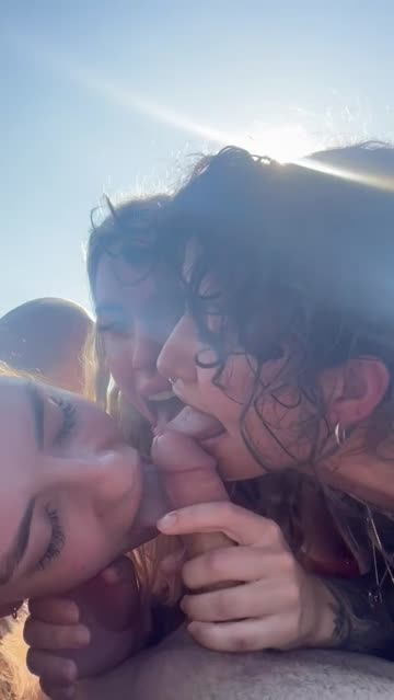 3 whores, 1 cock.