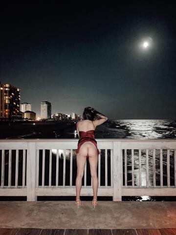 the moon was beautiful that night [f]