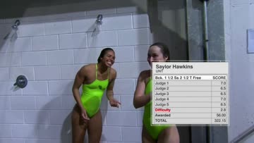 more of unt diver saylor hawkins and her amazing assets