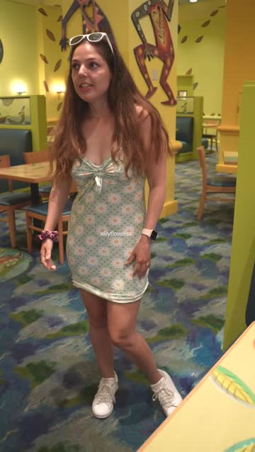 dared to flash before the waiter brought drinks [f]