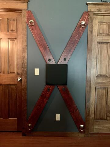 wife requested i make this. st. andrews cross.