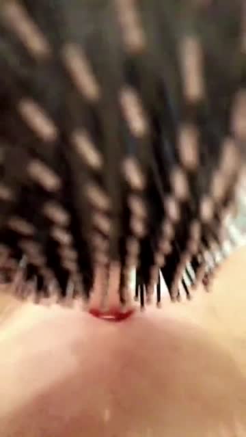 pov masturbation with hairbrush