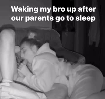 i dont mind sis waking me up