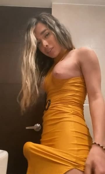 big hard cock in tight dress. april_rose19 from chaturbate