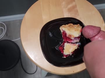 [proof] cum on food, cherry creampie video ;)