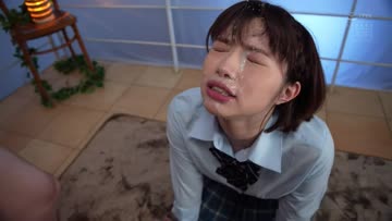 petite asian, big facial