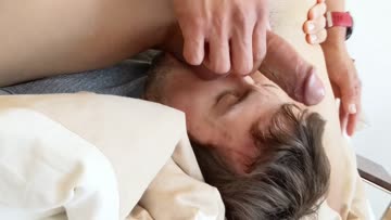 worshipping his balls until he cums