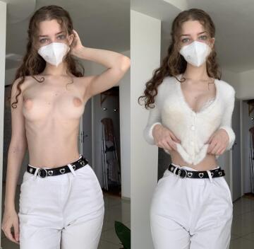 taking off the white so a new white can come🤭