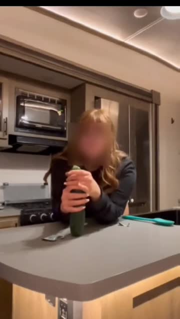 first time using a cucumber, i'd say it ended well