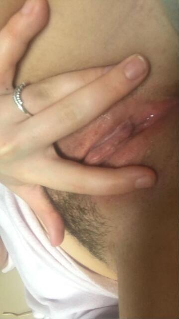 would you fuck my wife while she plays with her pussy 😋