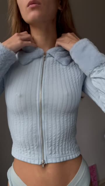 a little shy of my teen boobs, wanna play with them? 😉