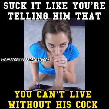 is there any other way of sucking a cock for a sissy ? :) ;)