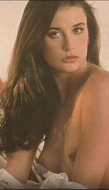 early model photo of demi moore