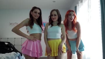 lizzie love & delilah day & aften opal - three slutty asses