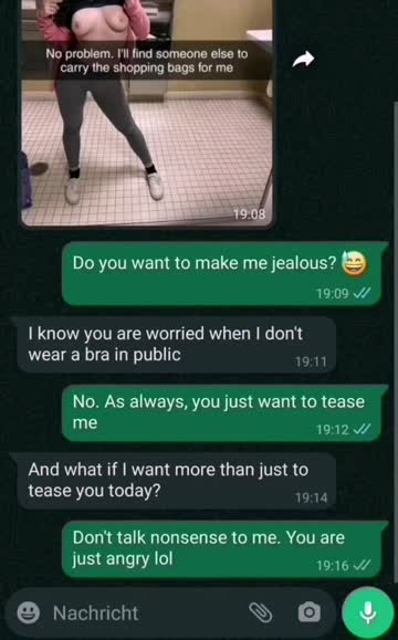 angry girlfriend goes shopping