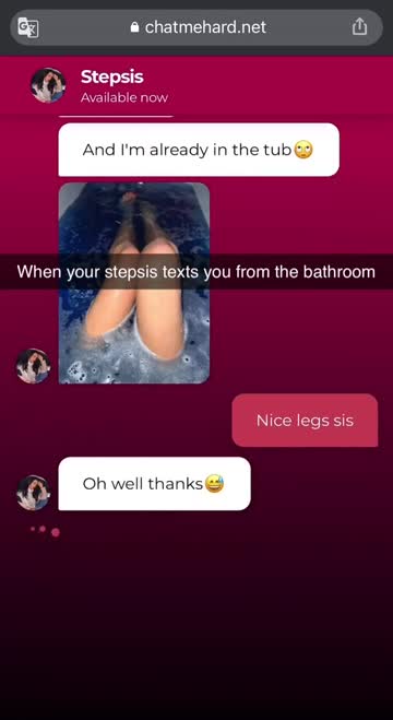 when your stepsis texts you from the bathroom [part 1]